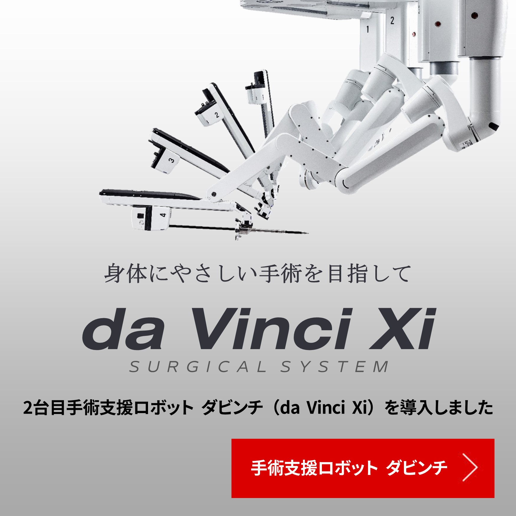 手術支援ロボット ダビンチ(da Vinci)