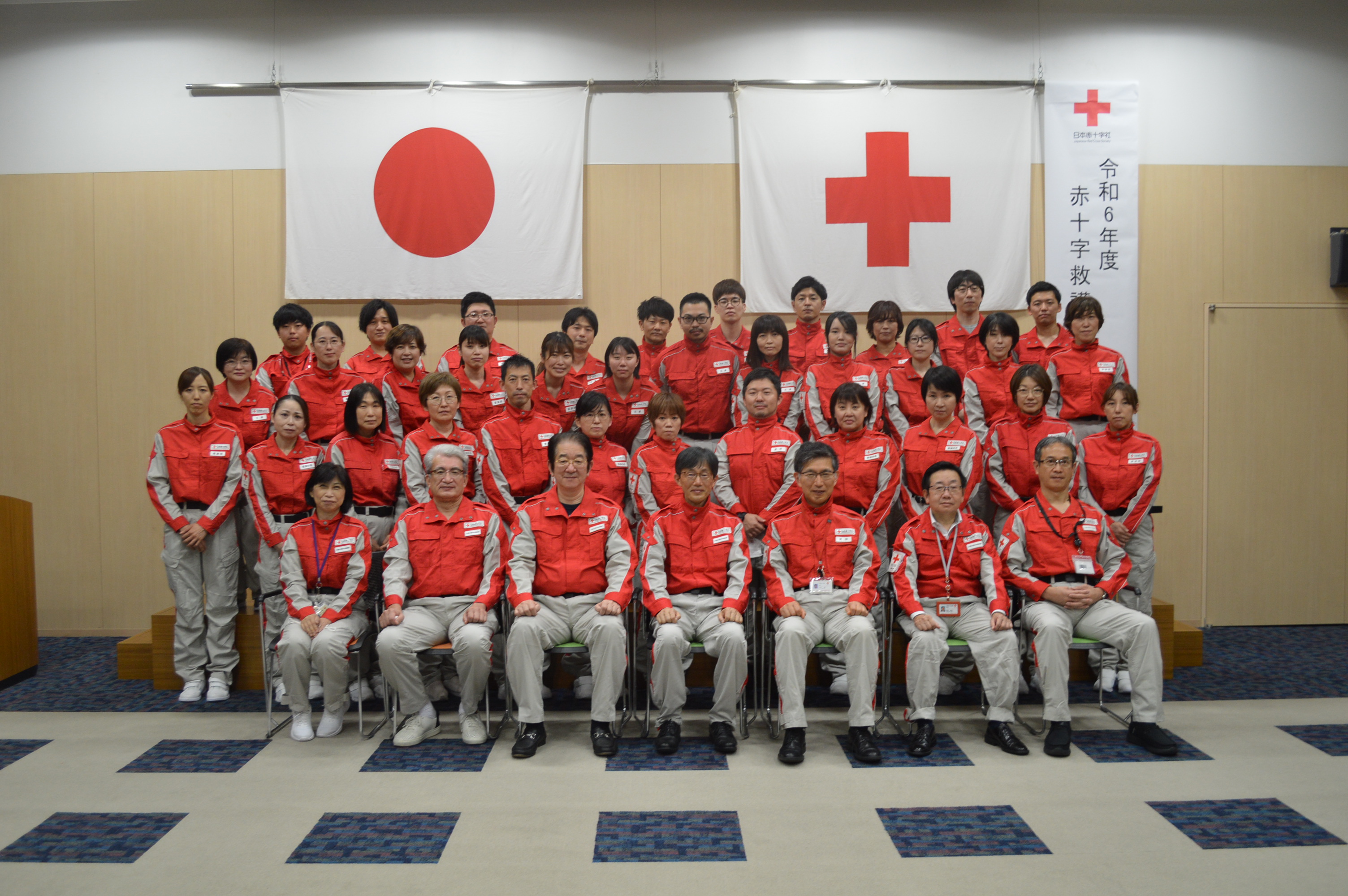 令和6年度救護班要員任命式の様子